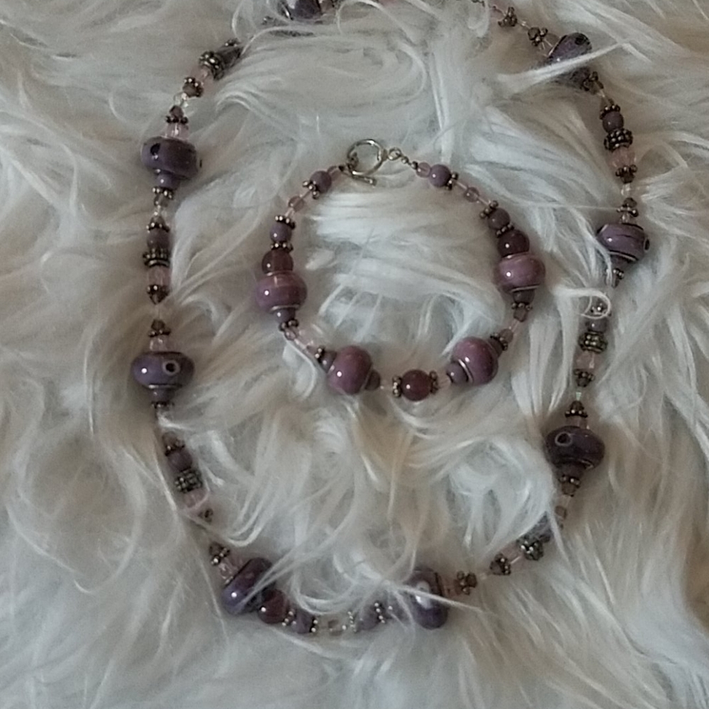 Evileye Necklace and bracelet